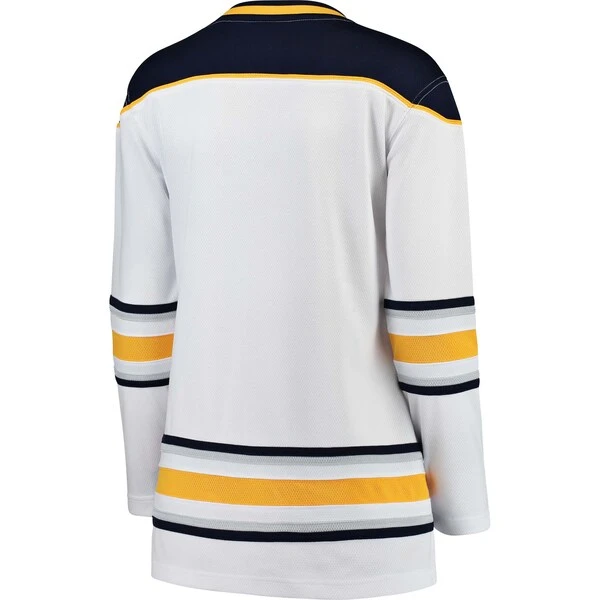 Women's Fanatics Branded White Buffalo Sabres Away Breakaway Jersey - Image 3